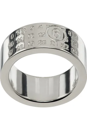 Maison Margiela Silver Numeric Minimal Signature Ring