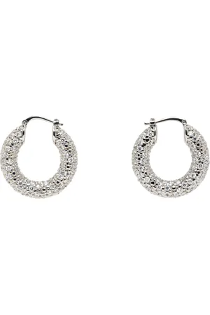 Jil Sander Gunmetal Classic Earrings