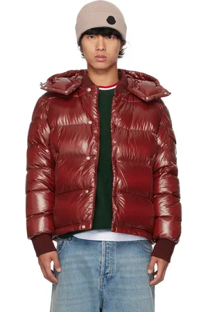Moncler Red Maljasset Down Jacket