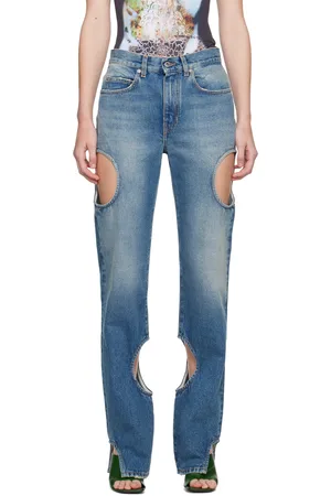 OFF-WHITE Blue Meteor Jeans