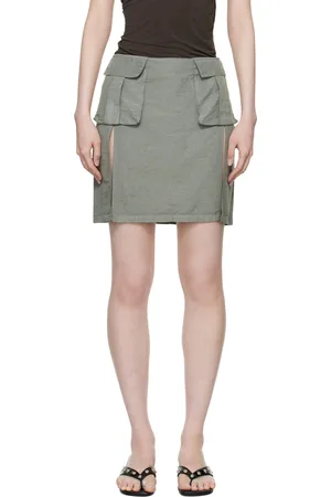 Paloma Wool Gray Anturi Miniskirt