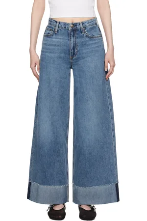 RAG&BONE Blue Sofie Ankle Ultra Wide-Leg Jeans