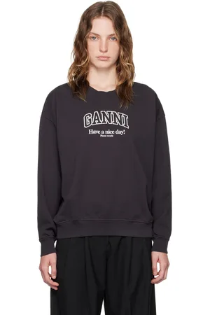 Ganni Black Isoli Sweatshirt