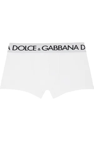 Dolce & Gabbana White Logo Boxers