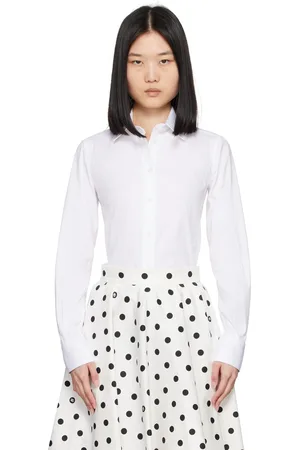 Dolce & Gabbana White Spread Collar Shirt