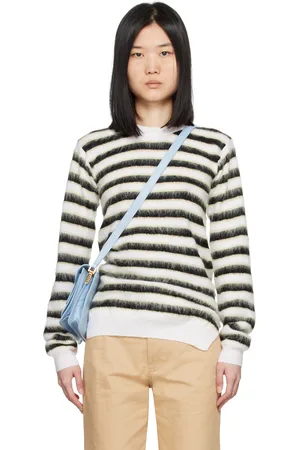 Marni Off-White & Black Striped Sweater