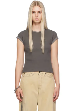 Acne Studios Gray Garment-Dyed T-Shirt