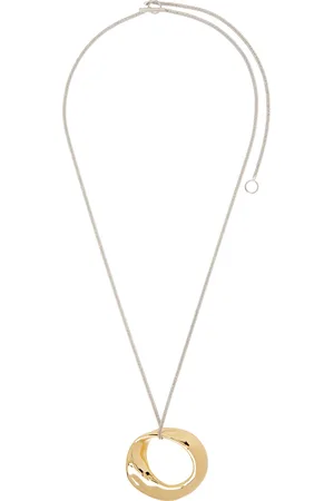 Jil Sander Gold Pendant Necklace