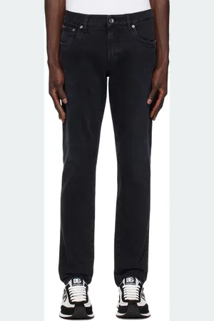 Dolce & Gabbana Black Slim-Fit Stretch Jeans