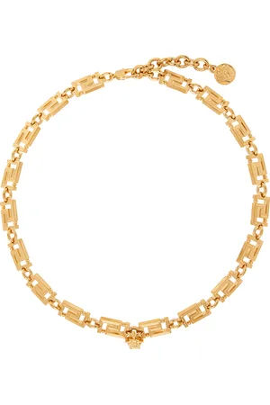 VERSACE Gold Greca Necklace
