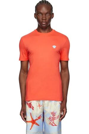 VERSACE Orange Medusa T-Shirt