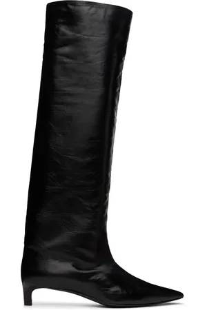 Jil Sander Black High Tall Boots