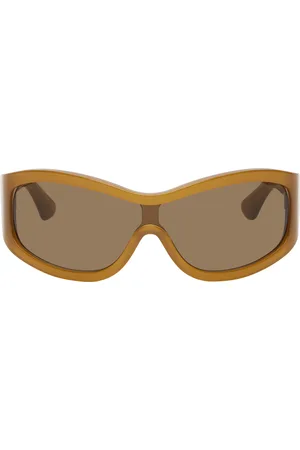 PORT TANGER SSENSE Exclusive Brown Ice Studios Edition Nunny Sunglasses