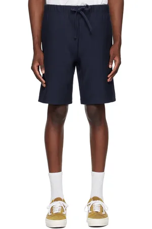Carhartt Navy American Script Sweat Shorts