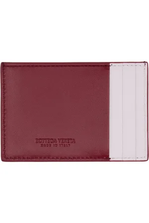 Bottega Veneta Red Cassette Card Holder