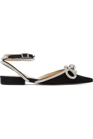 Mach & Mach Double Bow Slippers