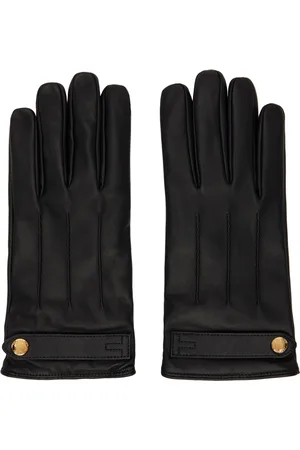 Tom Ford Press-Stud Leather Gloves