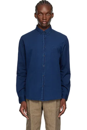 Sunspel Button-Down Denim Shirt