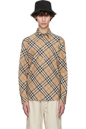 Burberry Beige Check Shirt