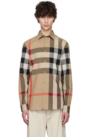Burberry Beige Check Shirt