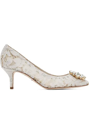 Dolce & Gabbana White Bellucci Heels