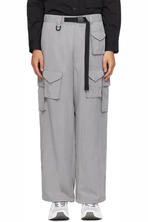 Y-3 Gray Belted Cargo Pants