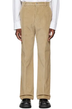 Bottega Veneta Beige Creased Trousers