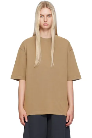 Acne Studios Tan Garment-Dyed T-Shirt