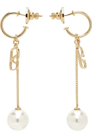 VALENTINO GARAVANI Gold Perla 8mm Earrings