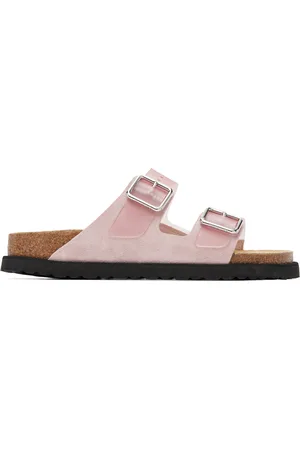 Birkenstock Pink 1774 Arizona PVC Milky Sandals