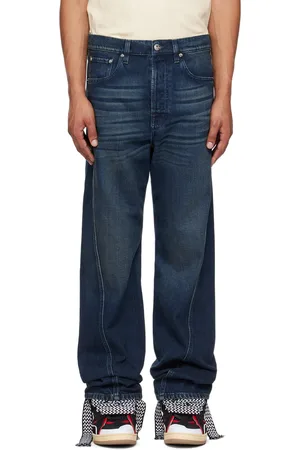 Lanvin Indigo Twisted Jeans