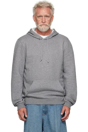 SKIMS Gray Fleece Lounge Hoodie