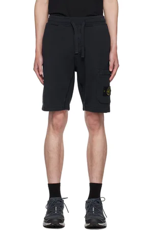 Stone Island Navy Regular Fit Shorts