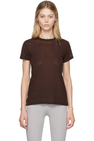 Baserange Brown Bamboo Lyocell T-Shirt