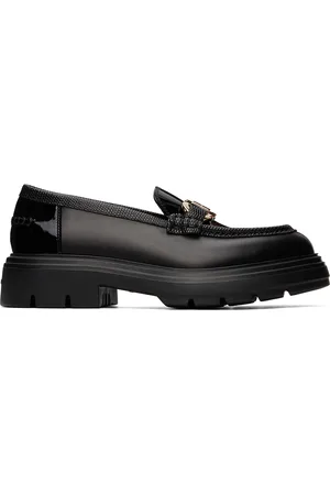 Salvatore Ferragamo Black Brooke Loafers
