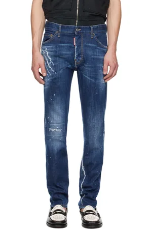 Dsquared2 Blue Dark Clean Wash Cool Guy Jeans