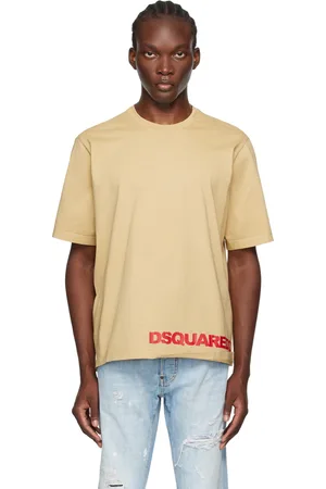 Dsquared2 Beige Loose Fit T-Shirt