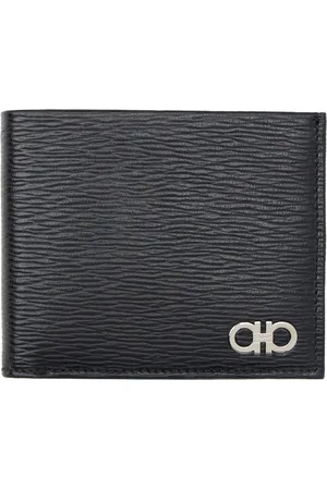 Salvatore Ferragamo Black Gancini Wallet