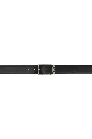 Salvatore Ferragamo Black & Brown Reversible Gancini Belt