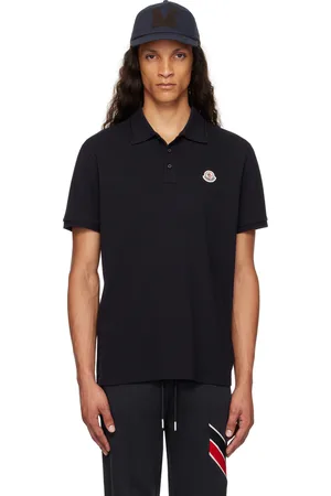 Moncler Navy Logo Patch Polo