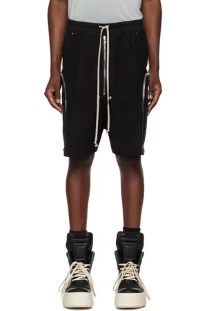 Rick Owens Black Porterville Bauhaus Bela Shorts