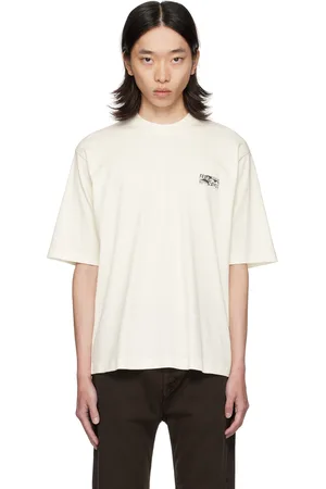 Salvatore Ferragamo White Cotton & Silk T-Shirt