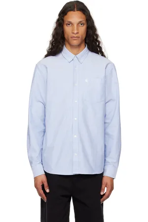 Carhartt Blue Embroidered C-Logo Shirt