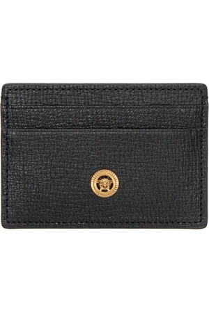 VERSACE Black Medusa Biggie Card Holder