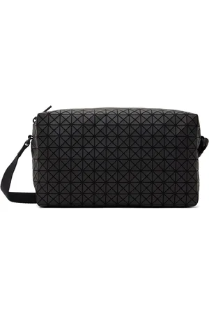 Issey Miyake Black Saddle Shoulder Bag