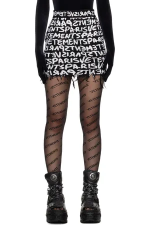 Vetements Black Frayed Edge Miniskirt