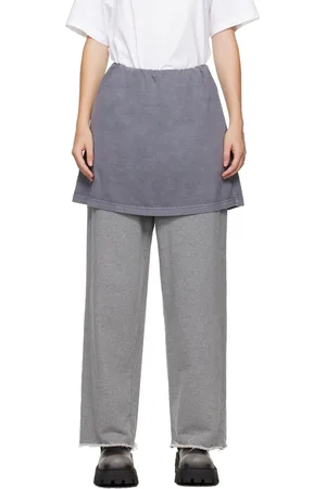 We11 Done Gray Layered Lounge Pants
