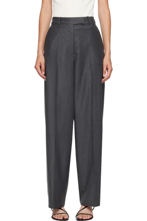 Rohe Gray Wide Leg Trousers