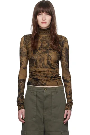 Acne Studios Brown & Black Seamless Turtleneck