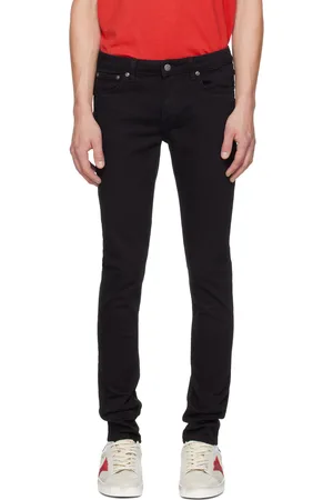 Nudie Jeans Black Skinny Lin Jeans